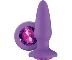 Ns novelties Glams Gem Plug Juodas