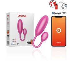 ONINDER Denver Vibrating Egg Rožinė 7x2.7 cm App-Controlled Atsparus vandeniui