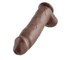 King Cock 12 colių dydžio kamuoliukai Juodas