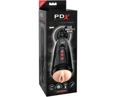 Pipedream PDX ELITE NEŠVANKIŠKŲ KALBŲ PRADMENŲ ORALINIS STROKERIS (ŠVIESUS)