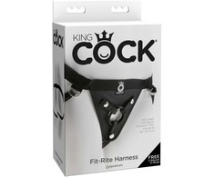 Pipedream King Cock KC Fit Rite Harness Juodas