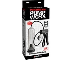 Pipedream PW Pro-Gauge galios pompa skaidri/