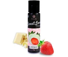 Secret Play Sweet Love Edible Gel Strawberry &amp; Baltas Chocolate 60ml