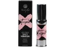 „Secret Play“ intymios higienos gelis su trigubu poveikiu, vėsina, šildo ir vibruoja, 15 ml