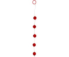 Seven creations You2Toys Beads Series Silicone Intimate Bead Chain with O-Ring Juodas