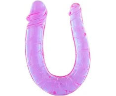 Seven creations dvigubas analinis vaginalinis dildas, dvipusis, 30 cm