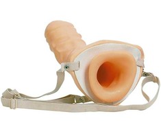 Seven Creations Hollow Strap-On Extender Anatomical Veined 20 cm
