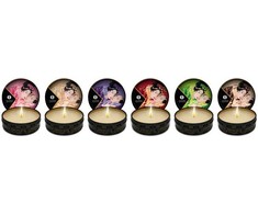 Shunga - Ekranas Mini Massage Candles masažo žvakių rinkinys (6x4)