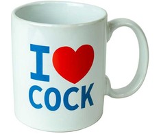 Spencer Fleetwood Puodelis I love Cock