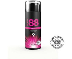 Stimul8 S8 S8 Spark Warming Gel 30ml - Intimate Heat Effect, Body-Safe Formula