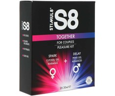 Stimul8 S8 S8 Together Couple Kit 2x30ml - Dual Gel Set for Enhanced Intimacy