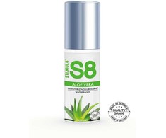 Stimul8 S8 S8 Aloe Vera Vanduo-Based Lubricant 125ml - Gentle, Paraben-Free Formula