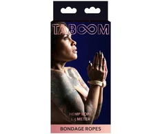Taboom Shibari sekso vergijos virvė 1,5 m 7 mm