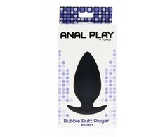TOYJOY Large juoda analinis kištukas lygus silikoninis kištukas