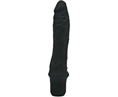 GET REAL Classic Large Juodas Silicone Vibrating Model 24.9 cm