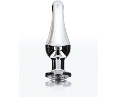 ToyJoy Diamond Bum Bijou Medium Aluminum Plug with Sidabrinis Accent 11cm