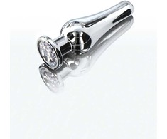 ToyJoy Diamond Bum Bijou Small Sidabrinis Plug with Decorative Jewel 9.2cm