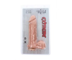 Get Real Extreme XL Silicone Model 25.5cm Skin Tone with Suction Base