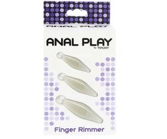 TOYJOY Trys analiniai kištukai su piršto kilpa sekso komlektas