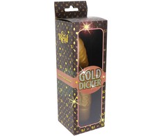 Get Real Gold Dicker Multi-Speed Gold Intimate Stimulation Device 22 cm