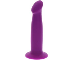Get Real TOYJOY Siauras dildo su siurbtuku prisegamam dirželiui 15cm