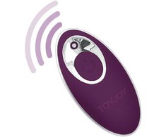 ToyJoy Knock Knock Eggstavagant Intimate System, Remote, Violetinė, 8 Modes