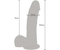 Get Real TOYJOY Magnetinio impulso pasitikėjimo dildo