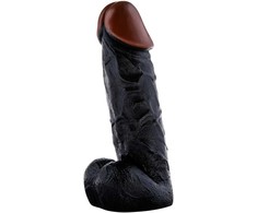 TOYJOY Dildo juoda tikroviška penio sekso narė 20cm