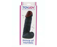 TOYJOY Dildo juoda tikroviška penio sekso narė 20cm