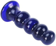 TOYJOY Buttocks The Radiant Vibrating Glass Plug 5 Modes Transparent