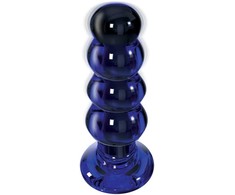 TOYJOY Buttocks The Radiant Vibrating Glass Plug 5 Modes Transparent