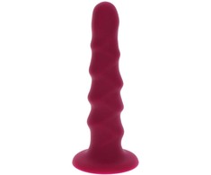 Get Real Ribbed Model 12 cm Raudona - Silicone Intimate System