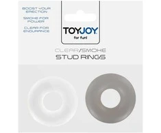 TOYJOY 2 erekcijos žiedai varpai, sėklidėms, silikonas