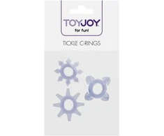 TOYJOY Tickle C-Rings Violetinė