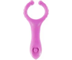 TOYJOY Žiedas-VIBRATINGAS CLIT-STIM C-RING PURPLE