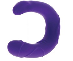 Get Real Vogue Mini Dual-Ended Silicone Model Violetinė 21 cm