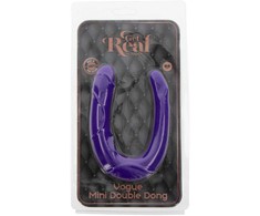 Get Real Vogue Mini Dual-Ended Silicone Model Violetinė 21 cm