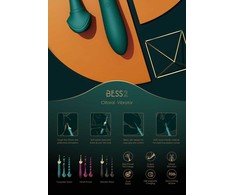 ZALO Bess 2 Intimate System with Heating - Obsidian Juodas, 4 Attachments