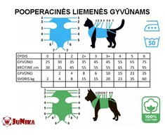 Junika Gyvūnų pooperacinė liemenė XS