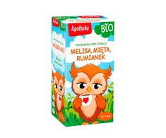 Ekologiška arbata vaikams nuo 6 mėn. – melisa, mėta ir ramunėlės – (20 x 1,5 g) 30 g
