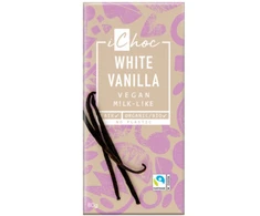 Ekologiškas baltasis šokoladas Baltas VANILLA, 80 g