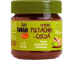 Ekologiškas pistacijų ir kakavos kremas su cukranendrių cukrumi, 190 g