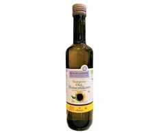Ekologiškas saulėgrąžų aliejus, šalto spaudimo, 500 ml