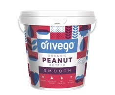 Ekologiškas švelnus žemės riešutų kremas, 1kg, Orivego