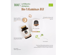 Ekologiškas vitaminas B12 25 mcg, ROYAL Žalias, 60 kapsulių