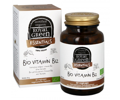 Ekologiškas vitaminas B12 25 mcg, ROYAL Žalias, 60 kapsulių
