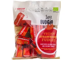 Ekologiški augaliniai saldainiai „Karvutė“ braškių skonio, 150g