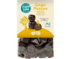 Ekologiški imbiero gabaliukai šokolade Ginger Pleasure, 150 g
