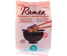 Ekologiški makaronai su grikiais ir šitake grybais Ramen, be glitimo, 280 g (4 vnt)