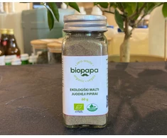 Ekologiški malti juodieji pipirai, 60 g, Biopapa